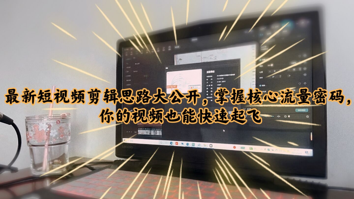 【副业项目6115期】最新短视频剪辑思路大公开，掌握核心流量密码，你的视频也能快速起飞-知行副业网