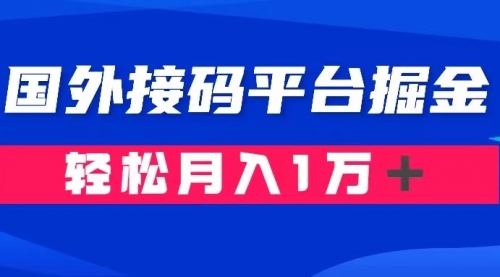 【副业项目8281期】通过国外接码平台掘金卖账号： 单号成本1.3，利润10＋，轻松月入1万＋-知行副业网